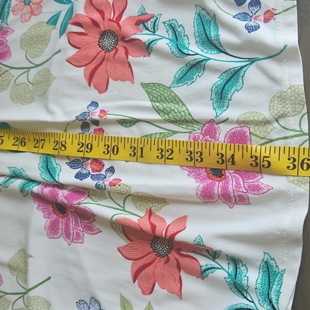 J.Jill Floral Print Lightweight Dress Sz M - Picture 9 of 12